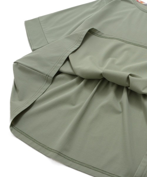 Arnold Palmer（アーノルドパーマー）の「レイヤードスリーブ チュニック（チュニック・レディース・モスグリーン/ブラック/ライトベージュ・L/M/S）」の11枚目の写真