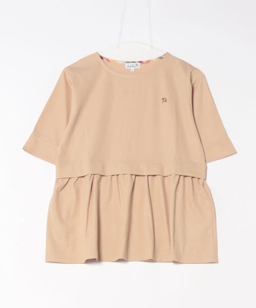 Arnold Palmer（アーノルドパーマー）の「レイヤードスリーブ チュニック（チュニック・レディース・モスグリーン/ブラック/ライトベージュ・L/M/S）」の6枚目の写真