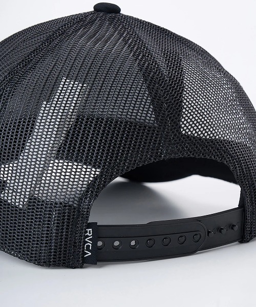 RVCA（ルーカ）の「RVCA メンズ 【VA SPORT】 VA ATW CURVED BRIM TRUCKER キャップ 【2025年夏モデル】/ルーカロゴメッシュキャップ（帽子）（キャップ・メンズ・ブラック/モスグリーン・FREE）」の7枚目の写真