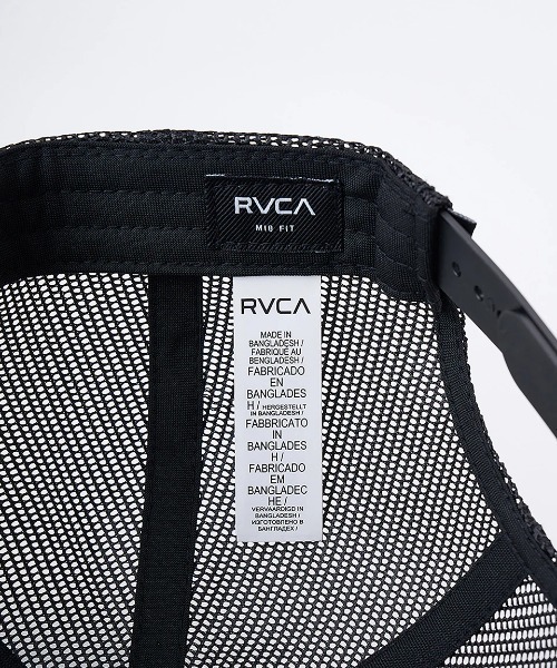 RVCA（ルーカ）の「RVCA メンズ 【VA SPORT】 VA ATW CURVED BRIM TRUCKER キャップ 【2025年夏モデル】/ルーカロゴメッシュキャップ（帽子）（キャップ・メンズ・ブラック/モスグリーン・FREE）」の8枚目の写真