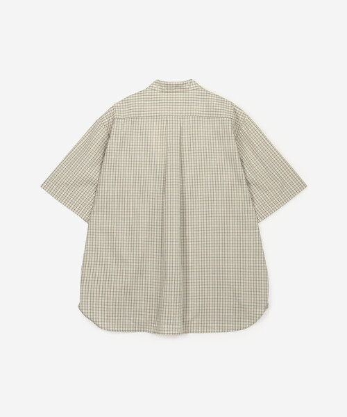 DANTON | コットン 半袖ワークシャツ PLAID MEN（シャツ