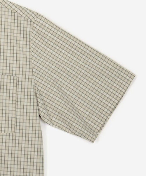 DANTON | コットン 半袖ワークシャツ PLAID MEN（シャツ