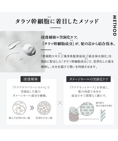 8 THE THALASSO（エイトザタラソ）の「エイトザタラソ　ポーション ヘアオイル アクアホワイトフローラル/無香料　24錠（ヘアオイル/ヘアミルク・レディース・アクアホワイトフローラル/無香料・FREE）」の9枚目の写真