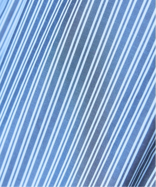 marun(マルン)の「<大きいサイズ>フリルデザインストライプワンピース marun(ワンピース・レディース・ブルー/ネイビー・4L/5L/L/LL/3L)」の15枚目の写真