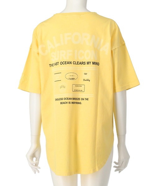 anap mimpi（アナップミンピ）の「ピグメント 加工 カットオフ CALIFORNIA ロゴ Tシャツ（Tシャツ/カットソー・レディース・ブラック/グリーン/イエロー・FREE）」の14枚目の写真