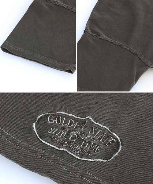 anap mimpi（アナップミンピ）の「ピグメント 加工 カットオフ CALIFORNIA ロゴ Tシャツ（Tシャツ/カットソー・レディース・ブラック/グリーン/イエロー・FREE）」の16枚目の写真