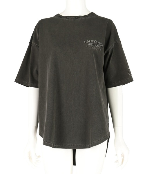 anap mimpi（アナップミンピ）の「ピグメント 加工 カットオフ CALIFORNIA ロゴ Tシャツ（Tシャツ/カットソー・レディース・ブラック/グリーン/イエロー・FREE）」の18枚目の写真