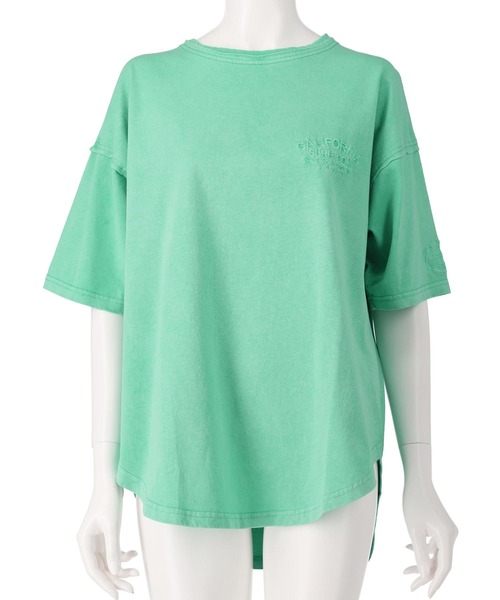 anap mimpi（アナップミンピ）の「ピグメント 加工 カットオフ CALIFORNIA ロゴ Tシャツ（Tシャツ/カットソー・レディース・ブラック/グリーン/イエロー・FREE）」の19枚目の写真