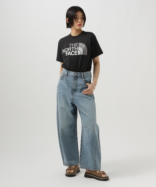 THE NORTH FACE（ザノースフェイス）の「【THE NORTH FACE(ザ・ノース・フェイス)】カラフルロゴT（Tシャツ/カットソー・レディース・ブルー/ブラック/ホワイト・MEDIUM）」の20枚目の写真