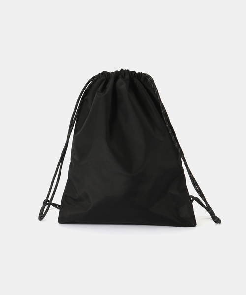 PARROTT CANVAS（パロットキャンバス）の「PARROTT CANVAS/パロットキャンバス ナイロンナップサック（バックパック/リュック・レディース・ブラック・FREE）」の3枚目の写真