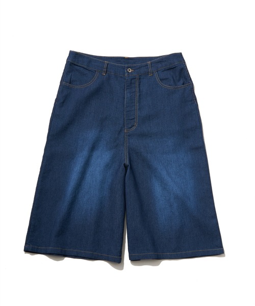 NO NEED(ノーニード)の「メッシュデニムハーフパンツ(その他パンツ・メンズ・ネイビー/ブラック/ブルー・M/L)」の5枚目の写真