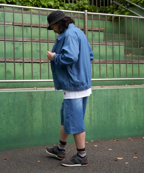 NO NEED(ノーニード)の「メッシュデニムハーフパンツ(その他パンツ・メンズ・ネイビー/ブラック/ブルー・M/L)」の21枚目の写真