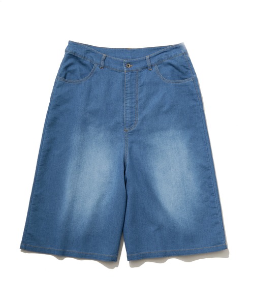 NO NEED(ノーニード)の「メッシュデニムハーフパンツ(その他パンツ・メンズ・ネイビー/ブラック/ブルー・M/L)」の6枚目の写真