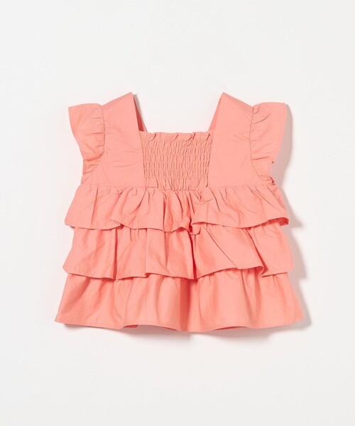 green label relaxing（グリーンレーベルリラクシング）の「ティアードチュニック / キッズ  100cm-130cm（シャツ/ブラウス・キッズ・ライム/シャーベット・110cm/100cm/120cm/130cm）」の4枚目の写真