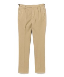 GTA | 【別注】GTA / HERRICK ストレッチ コットン ツイル サイドアジャスター 2プリーツ スラックス(その他パンツ)