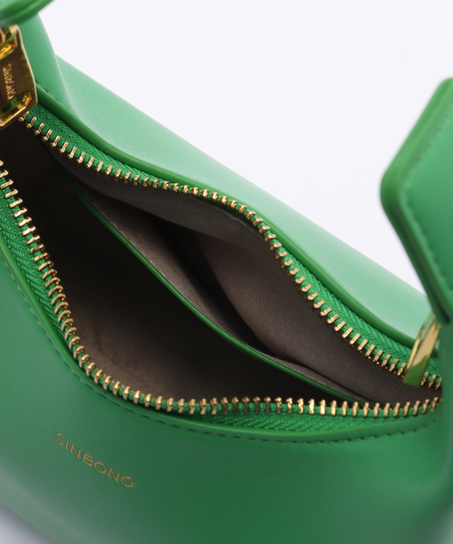 La TOTALITE(ラトータリテ)の「【SINBONO/シンボノ】Vienna Top HandleCrossbody Bag(ショルダーバッグ・レディース・グリーン/シルバー/ブラック/アイボリー・FREE)」の14枚目の写真