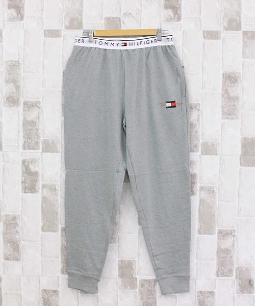 TOMMY HILFIGER（トミーヒルフィガー）の「ワンポイントロゴフレンチテリースウェットパンツ（スウェットパンツ・メンズ・グレー/ネイビー・S/M/L/XL）」の2枚目の写真