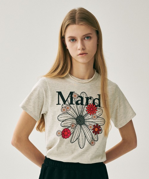 SLIM TSHIRT FLOWERMARDI BLOSSOM（Tシャツ/カットソー）｜Mardi