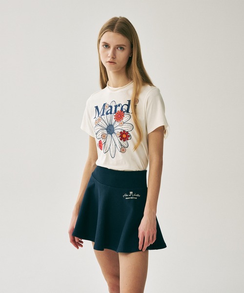 ★MARDI MERCREDI★SLIM TSHIRT FLOWERMARDI★大人気★ SLIM TSHIRT FLOWERMARDI（Tシャツ/カットソー）｜Mardi