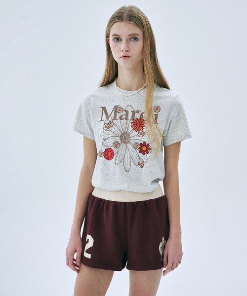 SLIM TSHIRT FLOWERMARDI BLOSSOM（Tシャツ/カットソー）｜Mardi