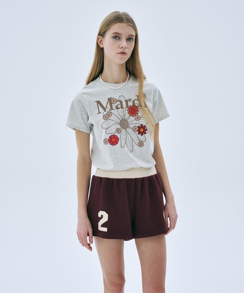 tシャツ SLIM TSHIRT FLOWERMARDI BLOSSOM レディース Mardi Mercredi tシャツ SLIM TSHIRT FLOWERMARDI BLOSSOM