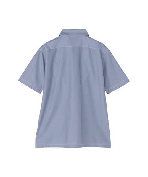 TOKYO SHIRTS(トウキョウシャツ)の「ビズポロ コンフォートドライ 半袖ポロシャツ(ポロシャツ・メンズ・ブルー・S/M/L/LL/XL)」の2枚目の写真