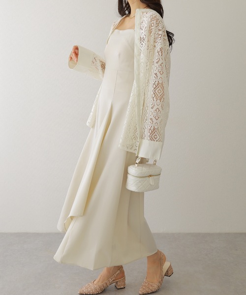 Lace Ladies（レースレディース）の「バック シャーリング キャミソール マキシ ワンピース（ワンピース・レディース・ネイビー/チャコールグレー/アイボリー/ブラック・FREE/S）」の11枚目の写真