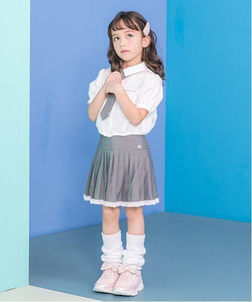 セール】裾レースプリーツスカート（スカート）｜mezzo piano