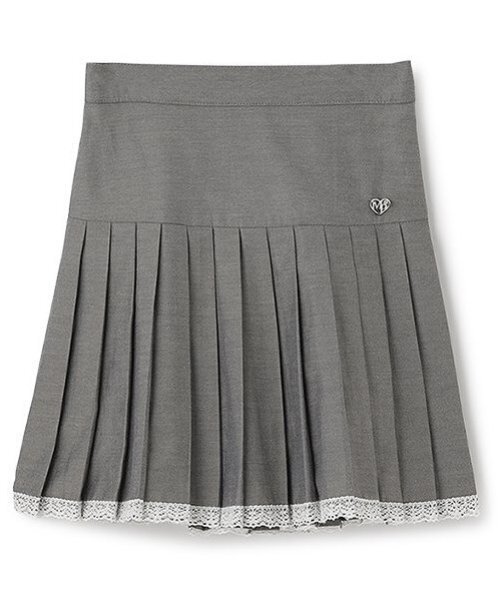 セール】裾レースプリーツスカート（スカート）｜mezzo piano