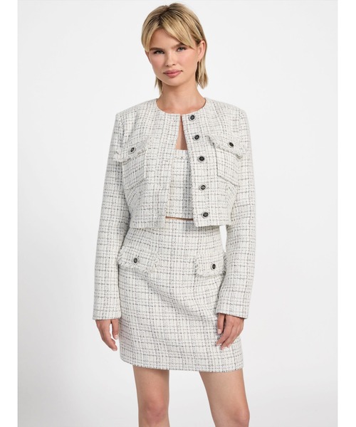ANNAMARIA Tweed Jacket ツイードジャケット | GUESS(ゲス) JAPAN 公式