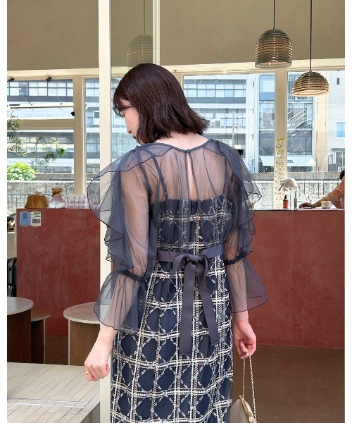 ROUGE フリルスリーブ チェック柄ドレスまとめて 7点。 チェックプリンセススリーブTOPS - Ank Rouge(アンクルージュ)のT