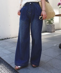 CORNERS | ツータックワイドデニムパンツ(デニムパンツ)