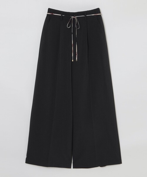 BLUE LABEL CRESTBRIDGE(ブルーレーベルクレストブリッジ)の「ハイカウントナノワイドパンツ(その他パンツ・レディース・ブルー/ベージュ/ブラック・38/36)」の10枚目の写真