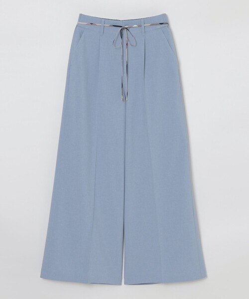 BLUE LABEL CRESTBRIDGE(ブルーレーベルクレストブリッジ)の「ハイカウントナノワイドパンツ(その他パンツ・レディース・ブルー/ベージュ/ブラック・38/36)」の17枚目の写真