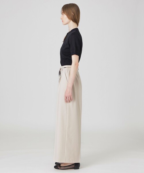 BLUE LABEL CRESTBRIDGE(ブルーレーベルクレストブリッジ)の「ハイカウントナノワイドパンツ(その他パンツ・レディース・ブルー/ベージュ/ブラック・38/36)」の19枚目の写真