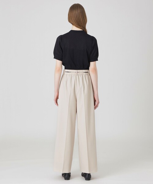 BLUE LABEL CRESTBRIDGE(ブルーレーベルクレストブリッジ)の「ハイカウントナノワイドパンツ(その他パンツ・レディース・ブルー/ベージュ/ブラック・38/36)」の20枚目の写真