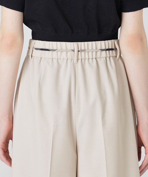 BLUE LABEL CRESTBRIDGE(ブルーレーベルクレストブリッジ)の「ハイカウントナノワイドパンツ(その他パンツ・レディース・ブルー/ベージュ/ブラック・38/36)」の22枚目の写真