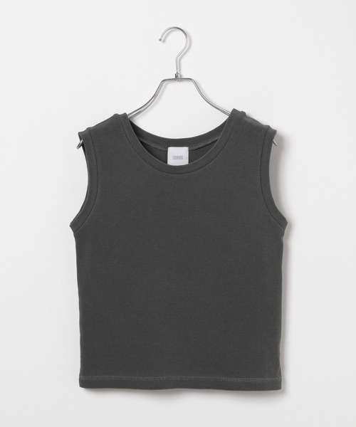 GEORGE'S(ジョージズ)の「ピグメントタンクトップ(タンクトップ・レディース・オフホワイト/チャコールグレー/ブラウン・MEDIUM/SMALL)」の17枚目の写真