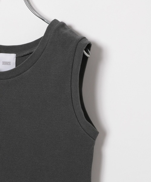 GEORGE'S(ジョージズ)の「ピグメントタンクトップ(タンクトップ・レディース・オフホワイト/チャコールグレー/ブラウン・MEDIUM/SMALL)」の20枚目の写真