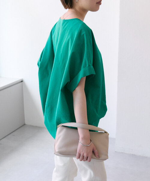 イアパピヨネ　SUM1STYLE　美品　レイヤード風トップス　オーバーサイズT⭐︎ セール】フロントねじりプルオーバー【SUM1 STYLE(スミスタイル