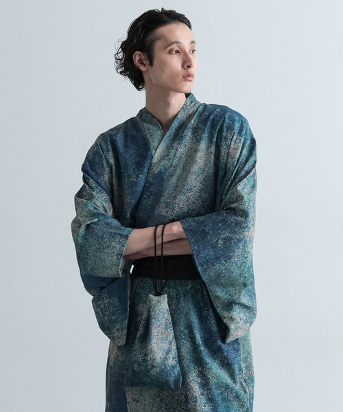【HARE】 YUKATA-3SET 浴衣 ユニセックス【帯・巾着つき】 HARE（ハレ）の「【UNISEX】YUKATA-3SET(HARE)（浴衣）」 - WEAR