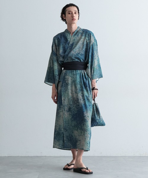 【HARE】 YUKATA-3SET 浴衣 ユニセックス【帯・巾着つき】 HARE】浴衣 ユニセックス【帯・巾着つき】