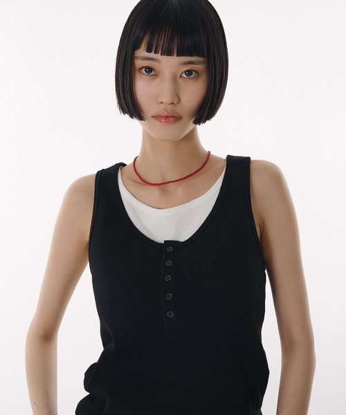 BOAT-NECK TANK TOP ボートネックタンクトップ｜COS コス 公式