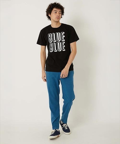 BLUE BLUE（ブルーブルー）の「シェード BLUE BLUE ショートスリーブTシャツ（Tシャツ/カットソー・メンズ・ブラック/ホワイト/レッド・M/L/XL/S）」の7枚目の写真