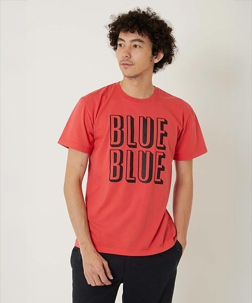 BLUE BLUE（ブルーブルー）の「シェード BLUE BLUE ショートスリーブTシャツ（Tシャツ/カットソー・メンズ・ブラック/ホワイト/レッド・M/L/XL/S）」の8枚目の写真