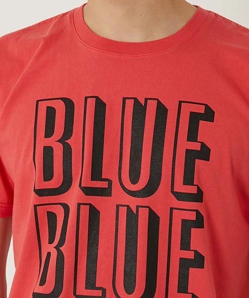 BLUE BLUE（ブルーブルー）の「シェード BLUE BLUE ショートスリーブTシャツ（Tシャツ/カットソー・メンズ・ブラック/ホワイト/レッド・M/L/XL/S）」の11枚目の写真