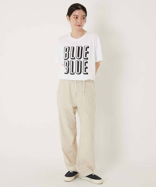 BLUE BLUE(ブルーブルー)の「シェード BLUE BLUE ショートスリーブTシャツ(Tシャツ/カットソー・メンズ・ブラック/ホワイト/レッド・M/L/XL/S)」の16枚目の写真