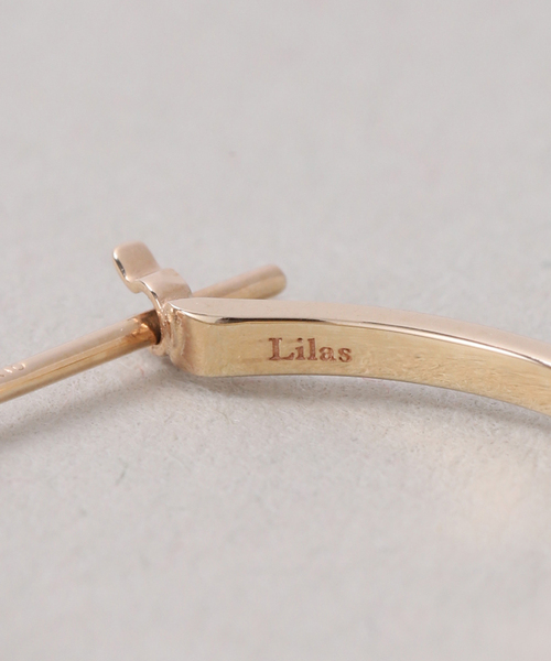 Lilas(リラ)の「arrowラインホワイトトパーズピアス K10(両耳)(ピアス(両耳用)・レディース・ゴールド・FREE)」の16枚目の写真