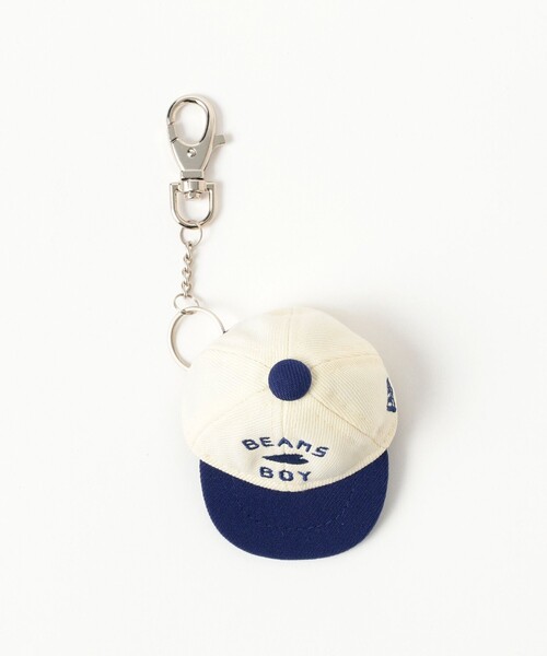 別注】NEW ERA / BBロゴ キャップ キーホルダー（キーホルダー