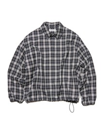 SAXONY WOOL CHECK POLO SHIRT